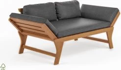 Loungebank Tuin FSC Antraciet – Makkelijk Verstelbaar Lounge Bank Balkon – Tuinbank Lounge Hardhout FSC – Perfecthomeshop -Tuinmeubel Winkel 1200x702