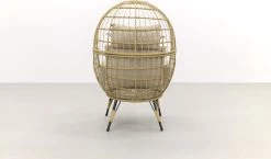 Lola Egg Relaxstoel - Natural Sand - Mand Stoel -Tuinmeubel Winkel 1200x706