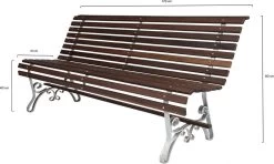 MaximaVida Tuinbank Budapest Oil 170 Cm - Uit Exclusief Mahoniehout -Tuinmeubel Winkel 1200x717