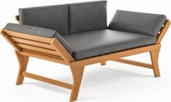 Loungebank Tuin FSC Antraciet – Makkelijk Verstelbaar Lounge Bank Balkon – Tuinbank Lounge Hardhout FSC – Perfecthomeshop -Tuinmeubel Winkel 1200x720 2