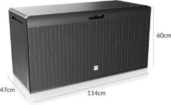 Prosperplast Opbergbox Met Deksel – Waterdicht Wielen 290 L -Antraciet 11 Prosperplast Opbergbox Met Deksel – Waterdicht Wielen 290 L -Antraciet -Tuinmeubel Winkel 1200x732