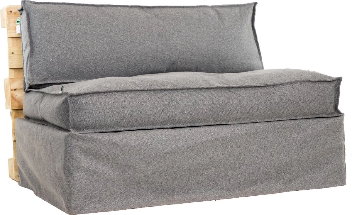 2L Home & Garden Palletkussen Metro Lounge Grijs - 120 X 80cm 11 2L Home & Garden Palletkussen Metro Lounge Grijs - 120 X 80cm - Afbeelding 11