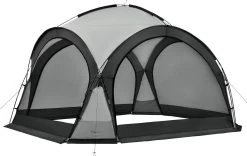 Pro-Tec Paviljoen Grästorp Met LED-verlichting 345x345x247 Cm Donkergrijs
