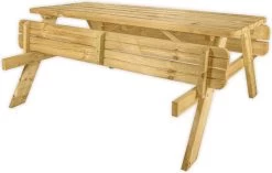 Goedkopepicknicktafels.nl | 180cm Lange Picknicktafel | Tuintafel 6 Persoons | De Luxe 180cm Lang | Geïmpregneerd Grenen Hout! -Tuinmeubel Winkel 1200x762