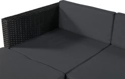 Polyrotan Loungeset Punta Cana L - Zwart -Tuinmeubel Winkel 1200x763 1