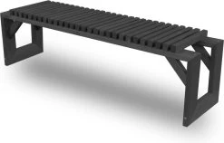 Tuinbank Design 2023 - 150CM - Grenen Hout - Zwart -Tuinmeubel Winkel 1200x766