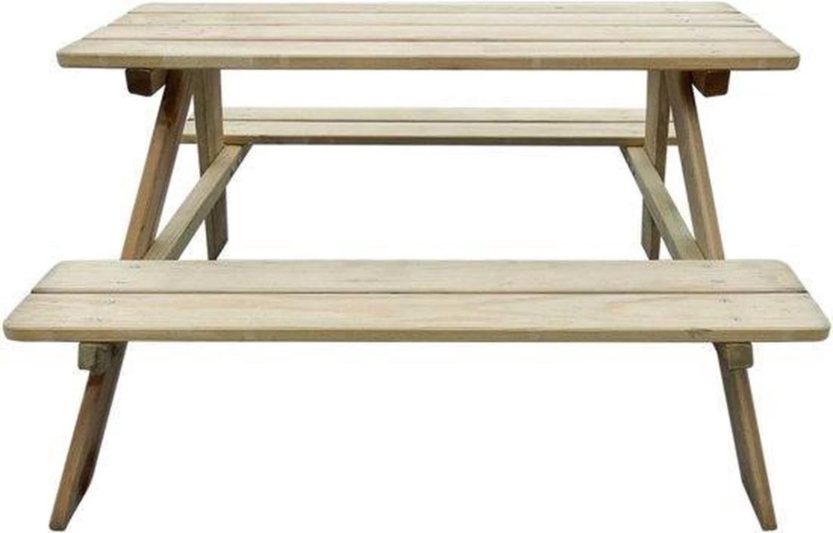 MaxxGarden Kinder Picknicktafel - 90x79x50cm - Hout 2 MaxxGarden Kinder Picknicktafel - 90x79x50cm - Hout - Afbeelding 2