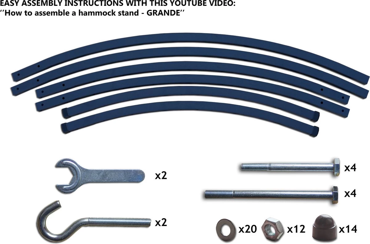 Hangmat Met Standaard – 1 Persoons – EXTRA STABIEL Frame Tot 120 Kg - Indela 2 Hangmat Met Standaard – 1 Persoons – EXTRA STABIEL Frame Tot 120 Kg - Indela - Afbeelding 2