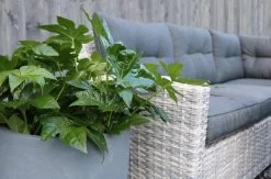 Merkloos Rivièra Original | Loungeset Hoekset Dining Set Tuinset | Wicker | Hoekbank, Hoge Tuintafel, 2 Hockers | 6 Zitplaatsen -Tuinmeubel Winkel 1200x793 3