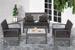 Casaria Polyrattan Loungeset – 2 Stoelen 1 Bank 1 Tafel - Antraciet 15 Casaria Polyrattan Loungeset – 2 Stoelen 1 Bank 1 Tafel - Antraciet -Tuinmeubel Winkel 1200x798 4
