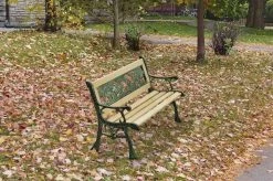 LIFA GARDEN Tuinbank Voor 2 Kinderen | Kinderbank Van Onbewerkt Hout En Ijzer | Nostalgische Tuinbank Met Jungle Afbeelding In De Rugleuning | Tuinbank Om Te Beitsen | 82 X 39 X 50 Cm -Tuinmeubel Winkel 1200x799 2