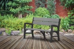 Keter Montero Tuinbank - 3-personen - 150x62,5x89cm – Grafiet -Tuinmeubel Winkel 1200x799 4