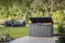 Keter Darwin Opbergbox - 570L - 142,5x65,5x78,2cm - Grijs -Tuinmeubel Winkel 1200x800 116