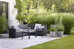 Keter Marie Hoek Loungeset Met Orlando Tafel - 6 Personen - Antraciet -Tuinmeubel Winkel 1200x800 219