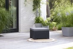 Allibert California Chaise Longue Loungeset - 3 A 4 Personen - Grafiet 22 Allibert California Chaise Longue Loungeset - 3 A 4 Personen - Grafiet -Tuinmeubel Winkel 1200x800 221