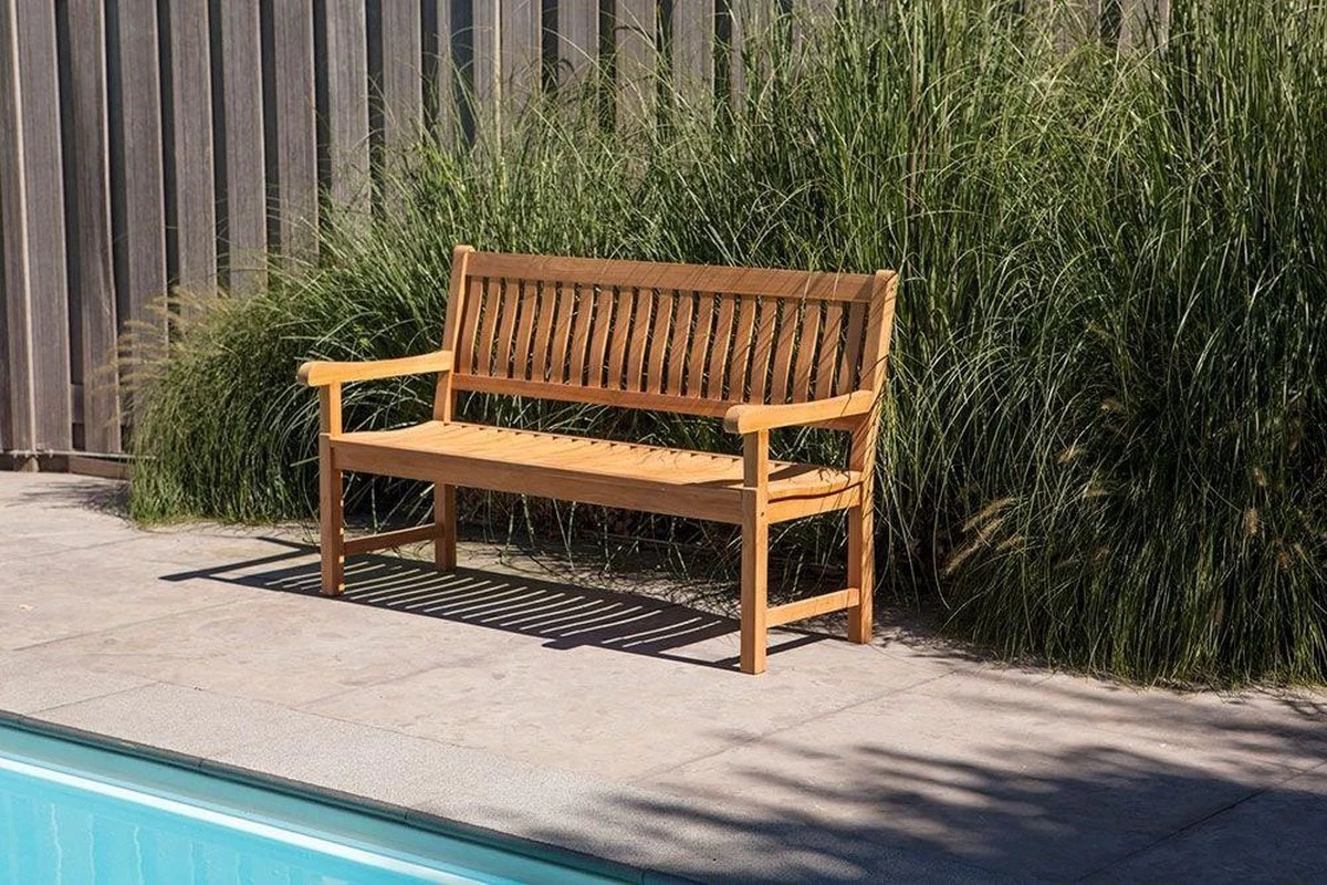 Merkloos TIERRA | Tuinbank Van Teak Comfort Plus + | 150 Cm - 3-Persoons / 3-Zits | Naturel / Original | BONANY Luxe | Geschuurd & Olie Op Waterbasis | Klassiek & Traditioneel | Stevig | Tuinzetel | Bank Voor Tuin 13 Merkloos TIERRA | Tuinbank Van Teak Comfort Plus + | 150 Cm - 3-Persoons / 3-Zits | Naturel / Original | BONANY Luxe | Geschuurd & Olie Op Waterbasis | Klassiek & Traditioneel | Stevig | Tuinzetel | Bank Voor Tuin - Afbeelding 13
