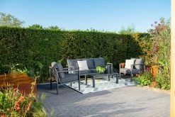 Garden Impressions Durban Loungeset - 4-delig - Zwart -Tuinmeubel Winkel 1200x800 270