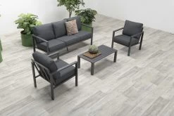 Garden Impressions Durban Loungeset - 4-delig - Zwart -Tuinmeubel Winkel 1200x800 274