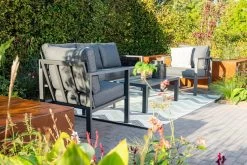 Garden Impressions Durban Loungeset - 4-delig - Zwart -Tuinmeubel Winkel 1200x800 276