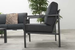 Garden Impressions Durban Loungeset - 4-delig - Zwart -Tuinmeubel Winkel 1200x800 280