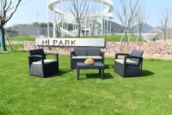 MaxxGarden Rattan Loungeset - 4 Persoons Zithoek - Design Wicker Tuinset -Tuinmeubel Winkel 1200x800 281