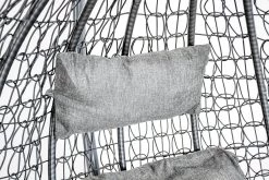 Hangstoel - Ei Stoel - Met Grijze Standaard & Kussens - Tot 125kg -Tuinmeubel Winkel 1200x800 37