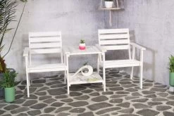 Tuinbank - Romeo Tete A Tete - Wit - 170cm -Tuinmeubel Winkel 1200x800 6