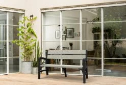 Keter Montero Tuinbank - 3-personen - 150x62,5x89cm – Grafiet -Tuinmeubel Winkel 1200x805