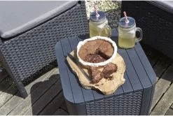 ALLIBERT Keter Luzon Opbergtafel - 39x39x43cm - Donkergrijs -Tuinmeubel Winkel 1200x806 3