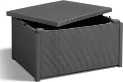 Allibert Arica Tuintafel - 79x59,5x42 Cm - Grafiet -Tuinmeubel Winkel 1200x807 1