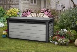 Keter Denali Opbergbox - 570L - 151,7x72,5x70cm - Grijs -Tuinmeubel Winkel 1200x808 3