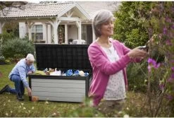 Keter Denali Opbergbox - 570L - 151,7x72,5x70cm - Grijs -Tuinmeubel Winkel 1200x812