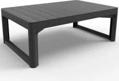 Allibert Lyon Tuintafel - 116x71,5x66/40 Cm - Grafiet -Tuinmeubel Winkel 1200x820 5