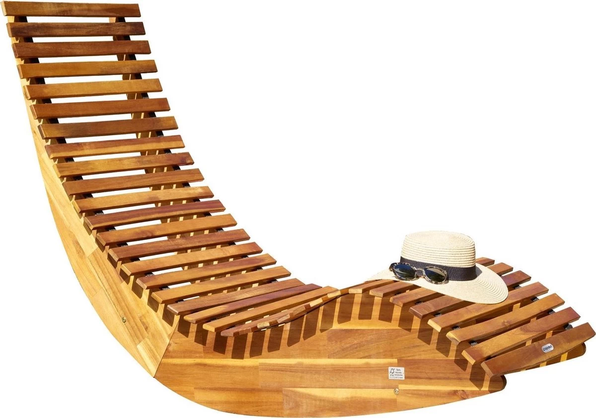 Casaria Ligstoel FSC®-gecertificeerd – Acacia Hout – 2 Stuks 6 Casaria Ligstoel FSC®-gecertificeerd – Acacia Hout – 2 Stuks - Afbeelding 6