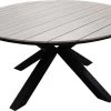 Ronde Tuintafel Cyprus ø120cm | Wood | Polywood & Aluminium