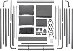 Schommelbank / Ligbank Kassandra - Donkergrijs 30 Schommelbank / Ligbank Kassandra - Donkergrijs -Tuinmeubel Winkel 1200x846