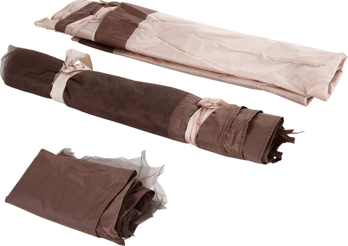 Outsunny Paviljoen Met Zijwanden Partytent Tuintent Popup 3,25 X 3,25 M Khaki 840-166 7 Outsunny Paviljoen Met Zijwanden Partytent Tuintent Popup 3,25 X 3,25 M Khaki 840-166 - Afbeelding 7