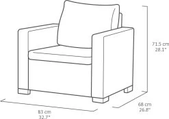 Allibert California Loungeset - 5 Personen - Cappuccino 30 Allibert California Loungeset - 5 Personen - Cappuccino -Tuinmeubel Winkel 1200x847 1