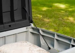 Keter Novel Opbergbox - 340L - 124x55x62.5cm - Grijs -Tuinmeubel Winkel 1200x855 3