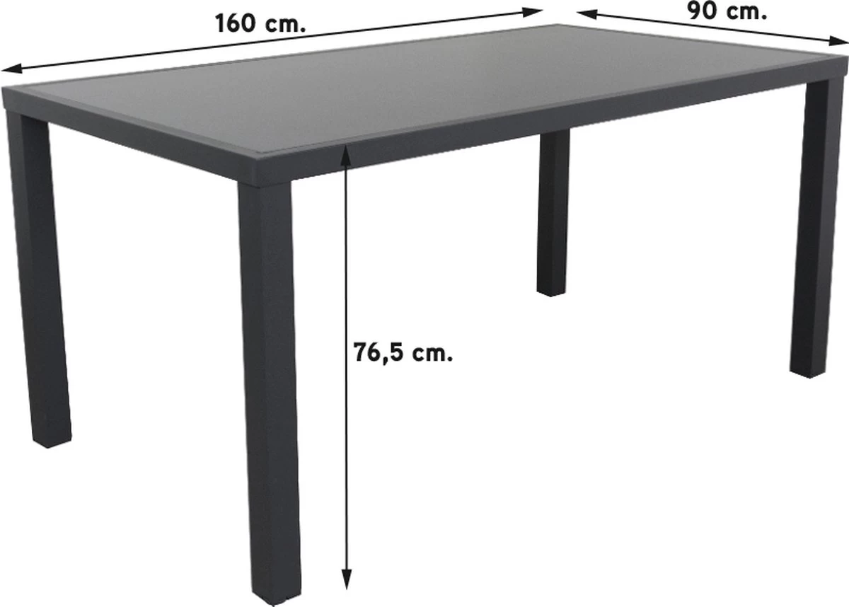 Hartman Napoli/Alma 160 Cm. Tuinset - 5-delig Verstelbaar 10 Hartman Napoli/Alma 160 Cm. Tuinset - 5-delig Verstelbaar - Afbeelding 10