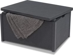 Allibert Arica Tuintafel - 79x59,5x42 Cm - Grafiet -Tuinmeubel Winkel 1200x892