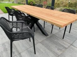 Tuinstoel - Air XL - Zwart - Siesta -Tuinmeubel Winkel 1200x899 4