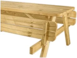 Goedkopepicknicktafels.nl | 180cm Lange Picknicktafel | Tuintafel 6 Persoons | De Luxe 180cm Lang | Geïmpregneerd Grenen Hout! -Tuinmeubel Winkel 1200x902 2