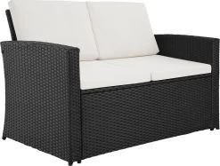 Tectake - Wicker Zitgroep Tuinset Lucca - Zwart - 404131 19 Tectake - Wicker Zitgroep Tuinset Lucca - Zwart - 404131 -Tuinmeubel Winkel 1200x908 2
