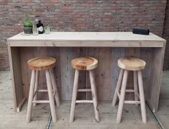 Steigerhouten Barmeubel - Aperitief Bar - Buitenbar