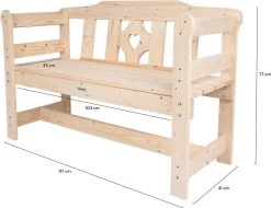 MaximaVida Tuinbank Amelie 120 Cm - FSC Vurenhout -Tuinmeubel Winkel 1200x922 1