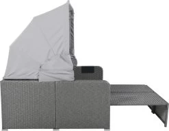 Polyrattan Patio Rieten Meubels Set Voor 2 Personen-Outdoor Rattan Sofa Set Met Intrekbare Luifel-lounge Bank-PE Rotan Loveseat Voor Achtertuin Veranda Tuin Zwembad Balkon-grijs -Tuinmeubel Winkel 1200x929 1