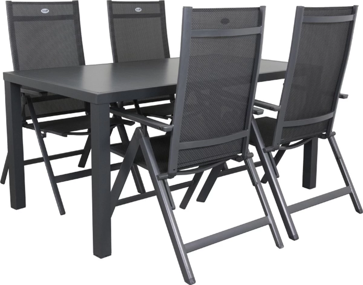 Hartman Napoli/Alma 160 Cm. Tuinset - 5-delig Verstelbaar 1 Hartman Napoli/Alma 160 Cm. Tuinset - 5-delig Verstelbaar