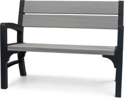 Keter Montero Tuinbank – 2-personen - 120x61x91cm - Grafiet -Tuinmeubel Winkel 1200x954