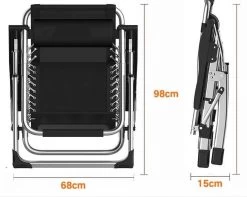 Brulo - Ligstoel Tuin - Ligstoelen - Strandstoel Opvouwbaar - Tuinstoel - Incl Tafel En Hoofdkussen -Tuinmeubel Winkel 1200x956 1